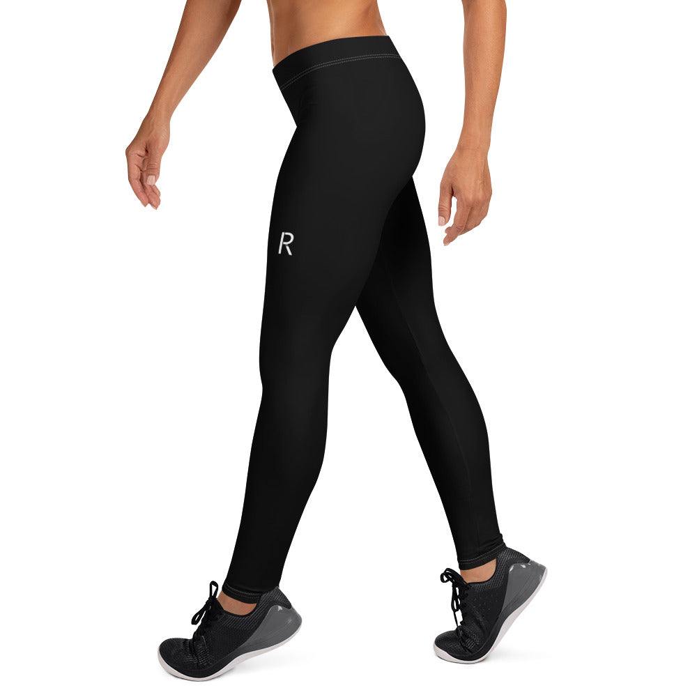 Ripped City Inc women leggings in black, white - premium gym apparel - Ripped City Inc premium gym apparel