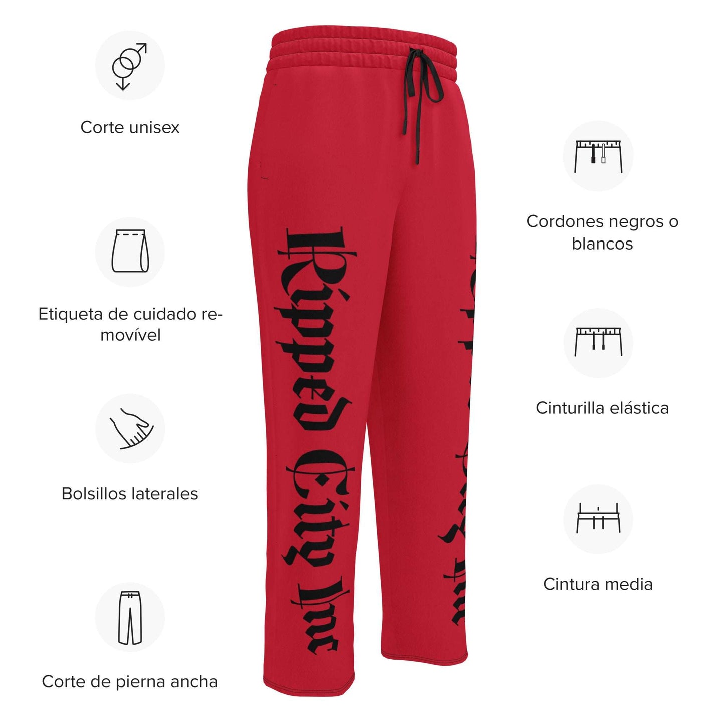 Ripped City Inc unisex joggers in signature design - premium gym apparel - Ripped City Inc premium gym apparel