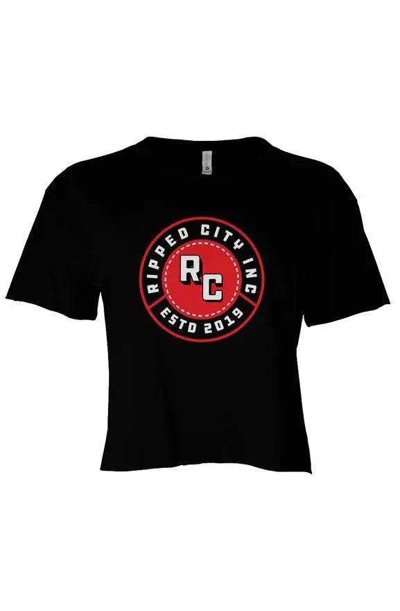 Ripped City Inc women t-shirt in signature design - premium gym apparel - Ripped City Inc premium gym apparel