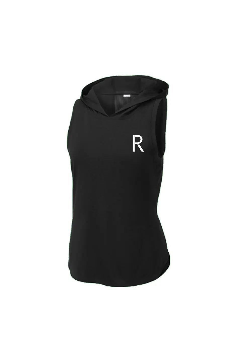 Black/ Black Triad Solid Hoodie Tank