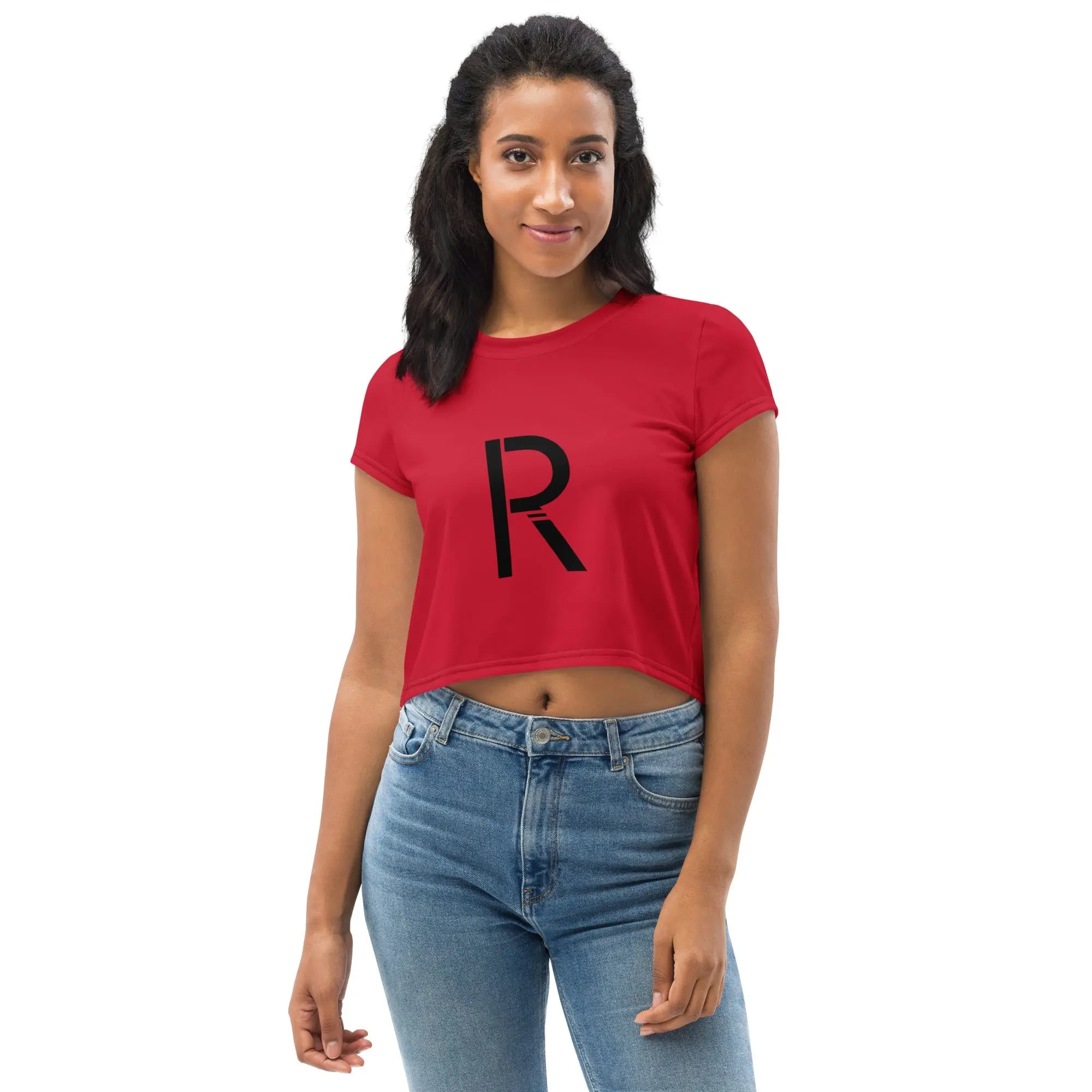 All-Over Print Crop Tee RipCityInc