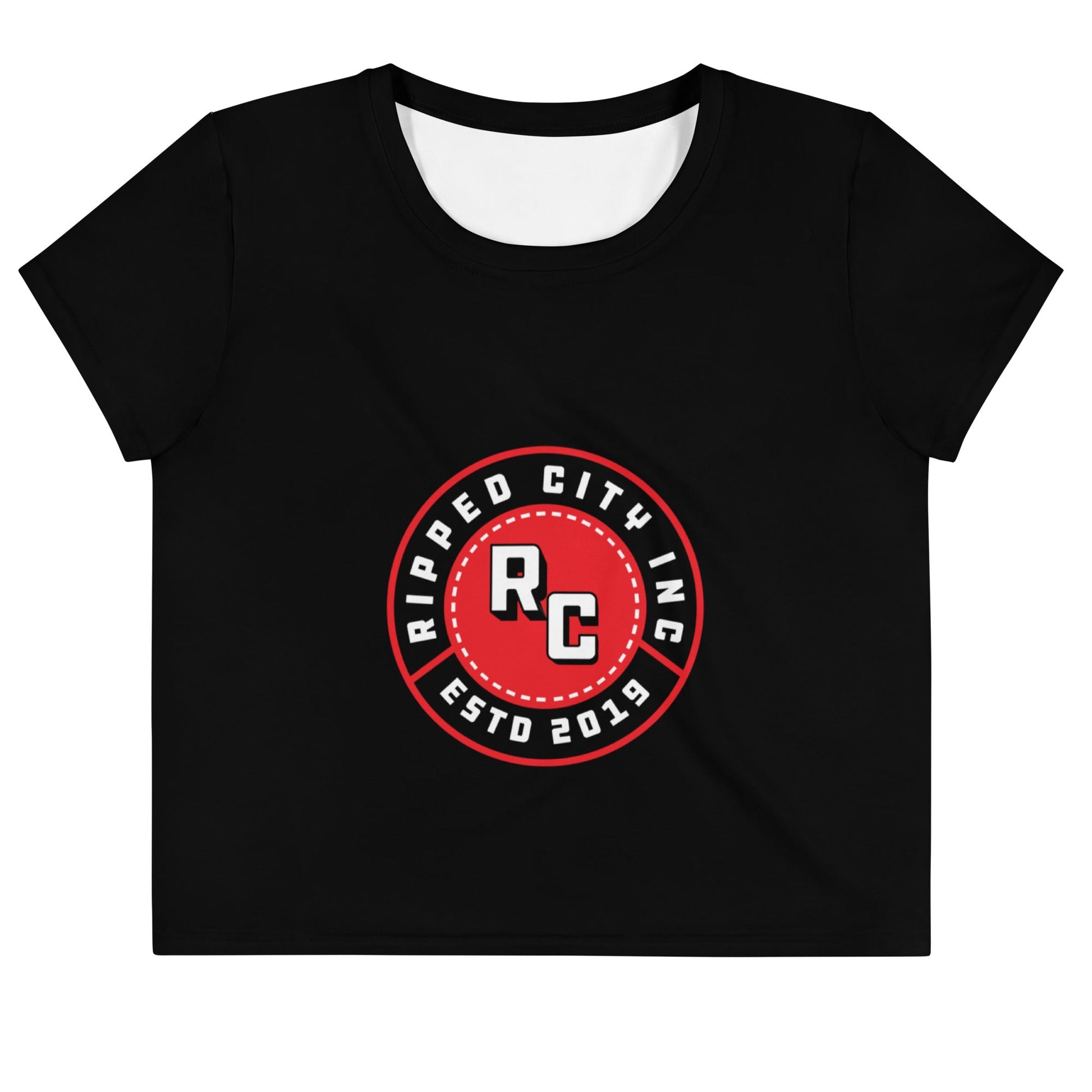 All-Over Print Crop Tee - Stylish and Comfortable for Everyday Wear