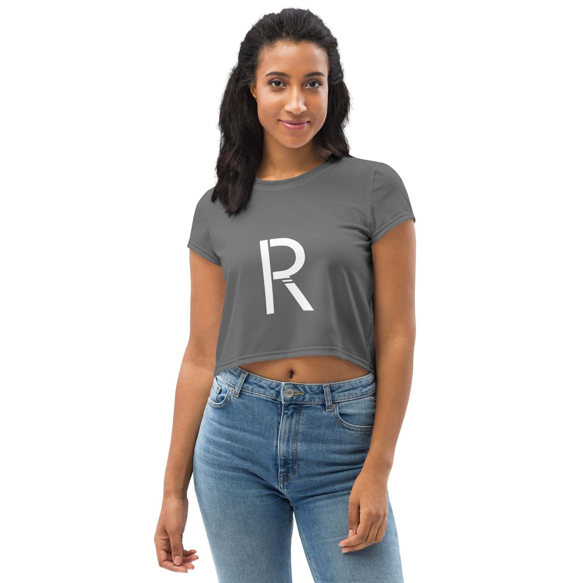 All-Over Print Crop Tee - Stylish and Comfortable for Everyday Wear