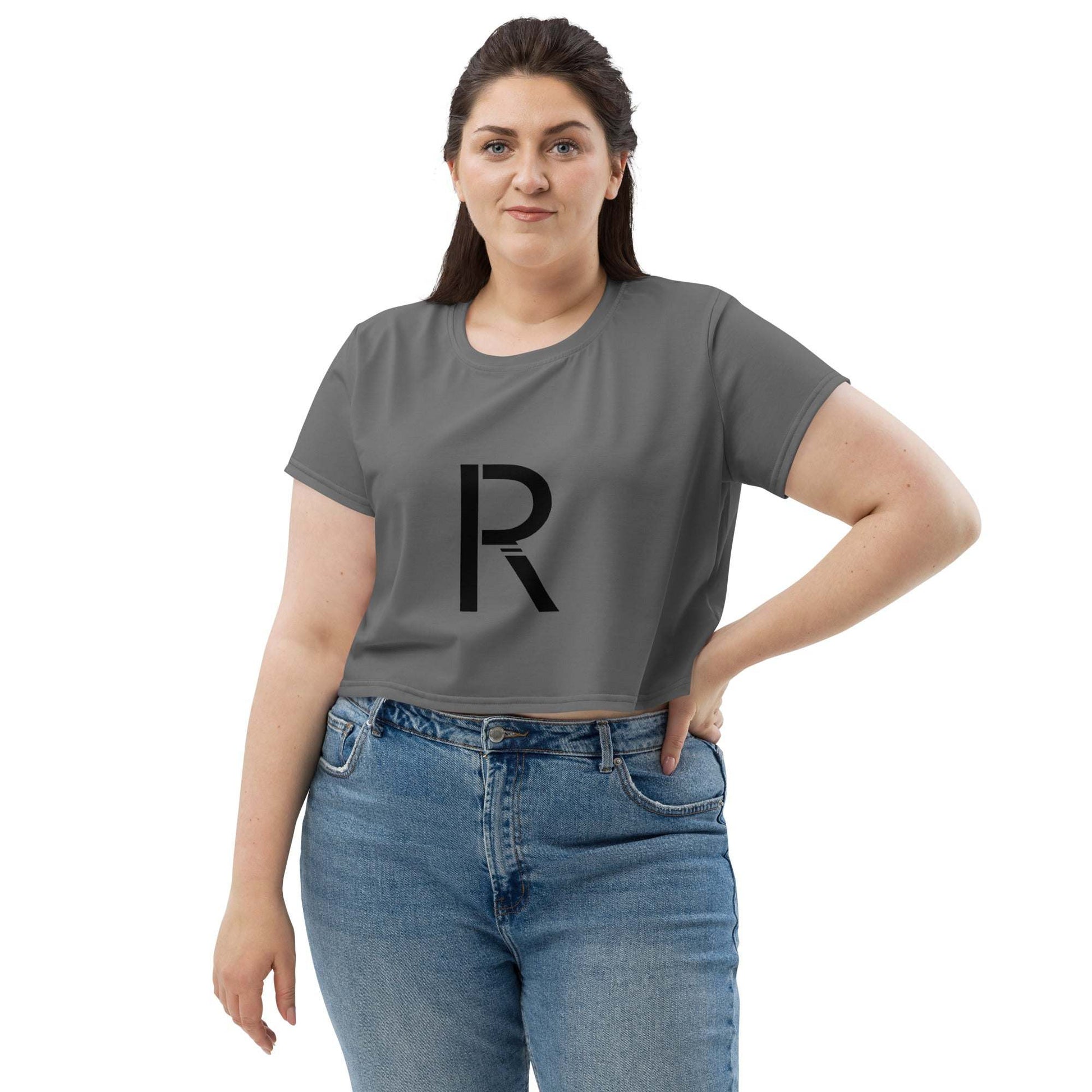 All-Over Print Crop Tee - Stylish and Comfortable for Everyday Wear