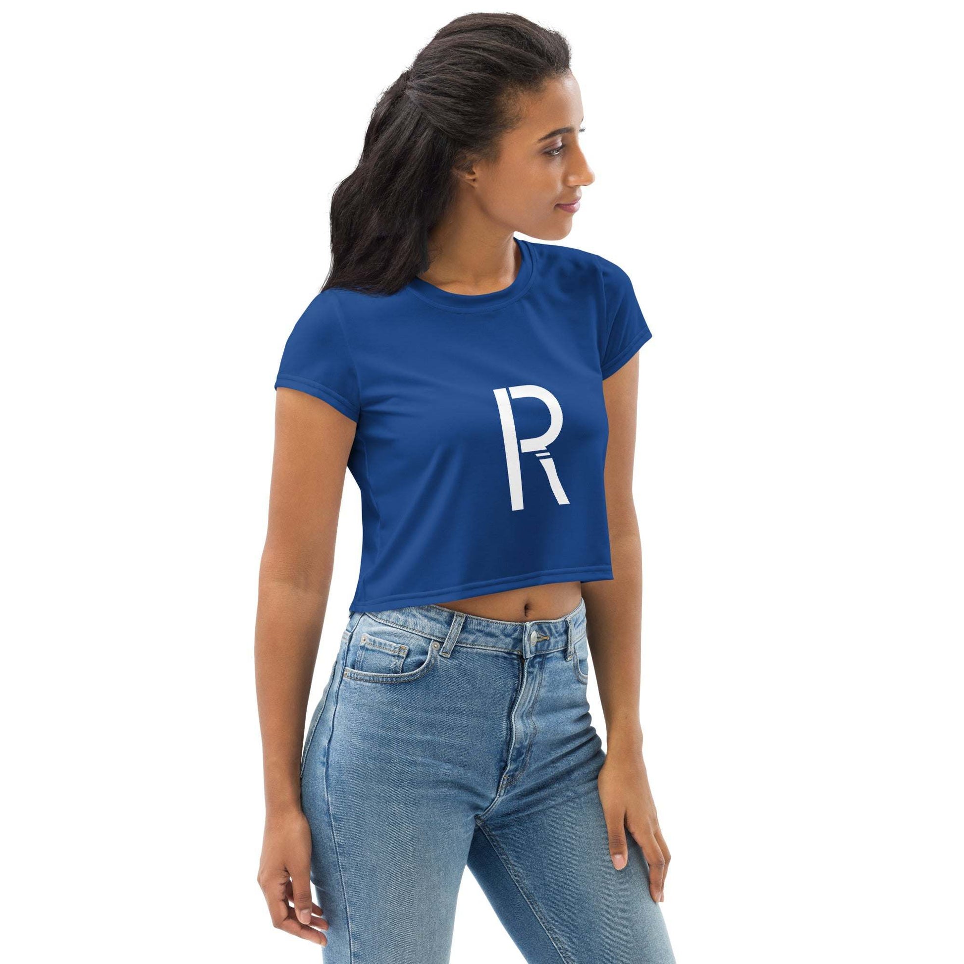 All-Over Print Crop Tee - Stylish and Comfortable for Everyday Wear