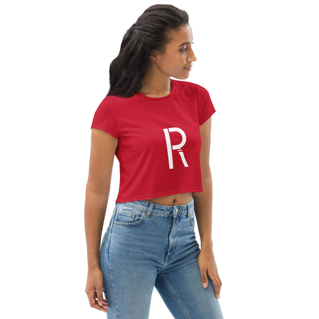 All-Over Print Crop Tee - Stylish and Comfortable for Everyday Wear