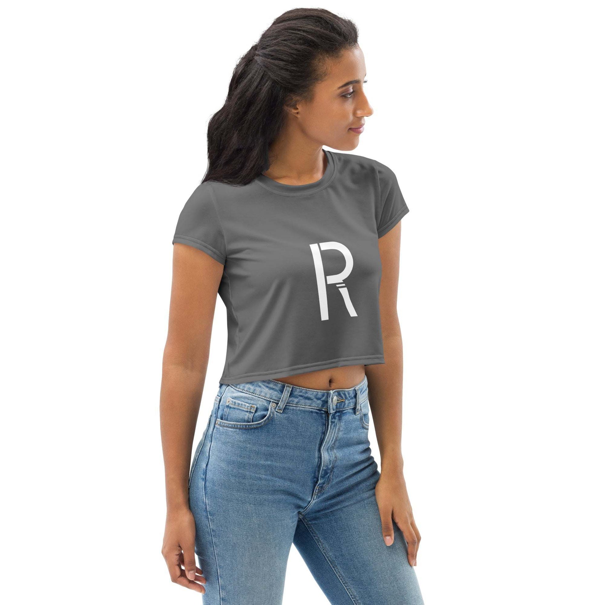 All-Over Print Crop Tee - Stylish and Comfortable for Everyday Wear