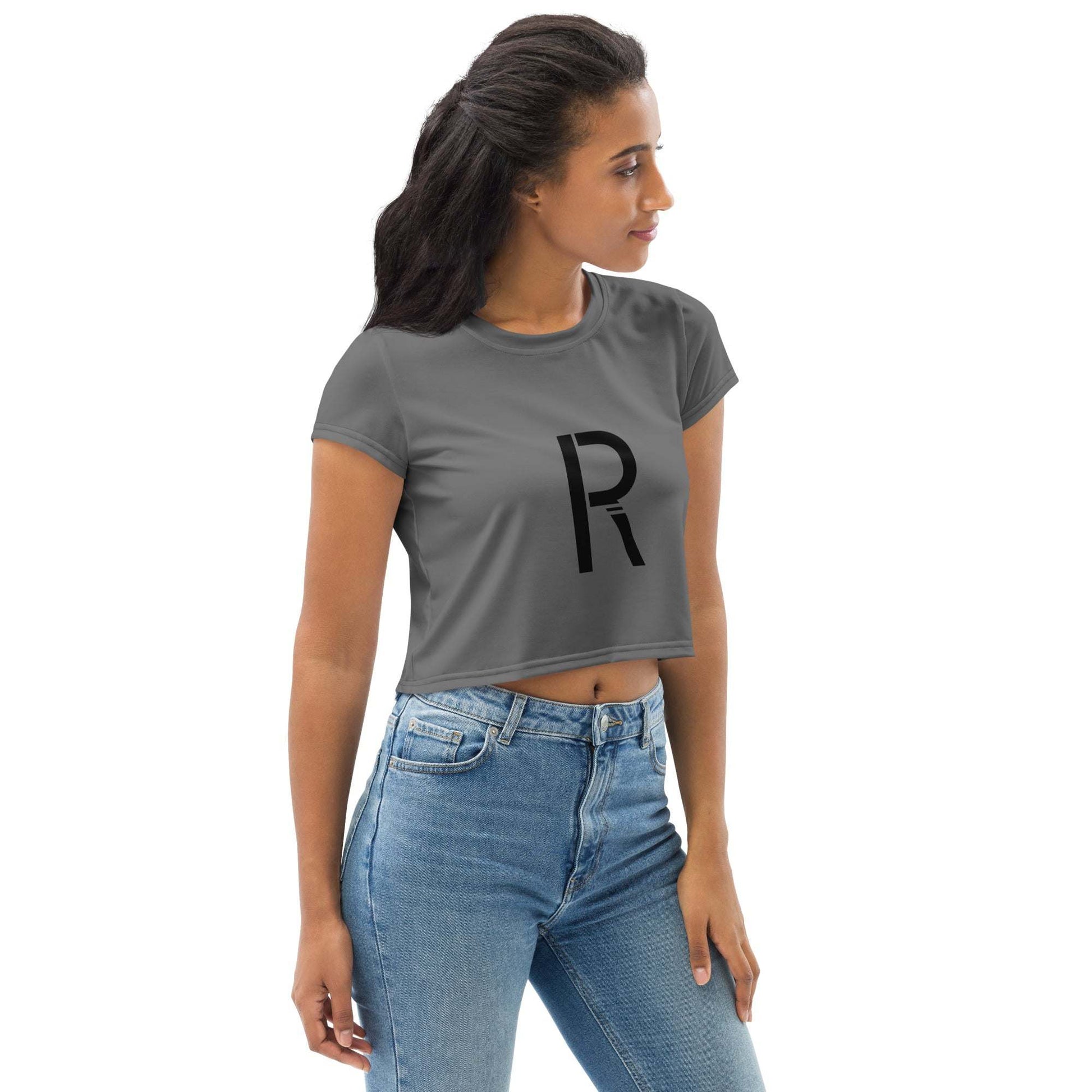 All-Over Print Crop Tee - Stylish and Comfortable for Everyday Wear