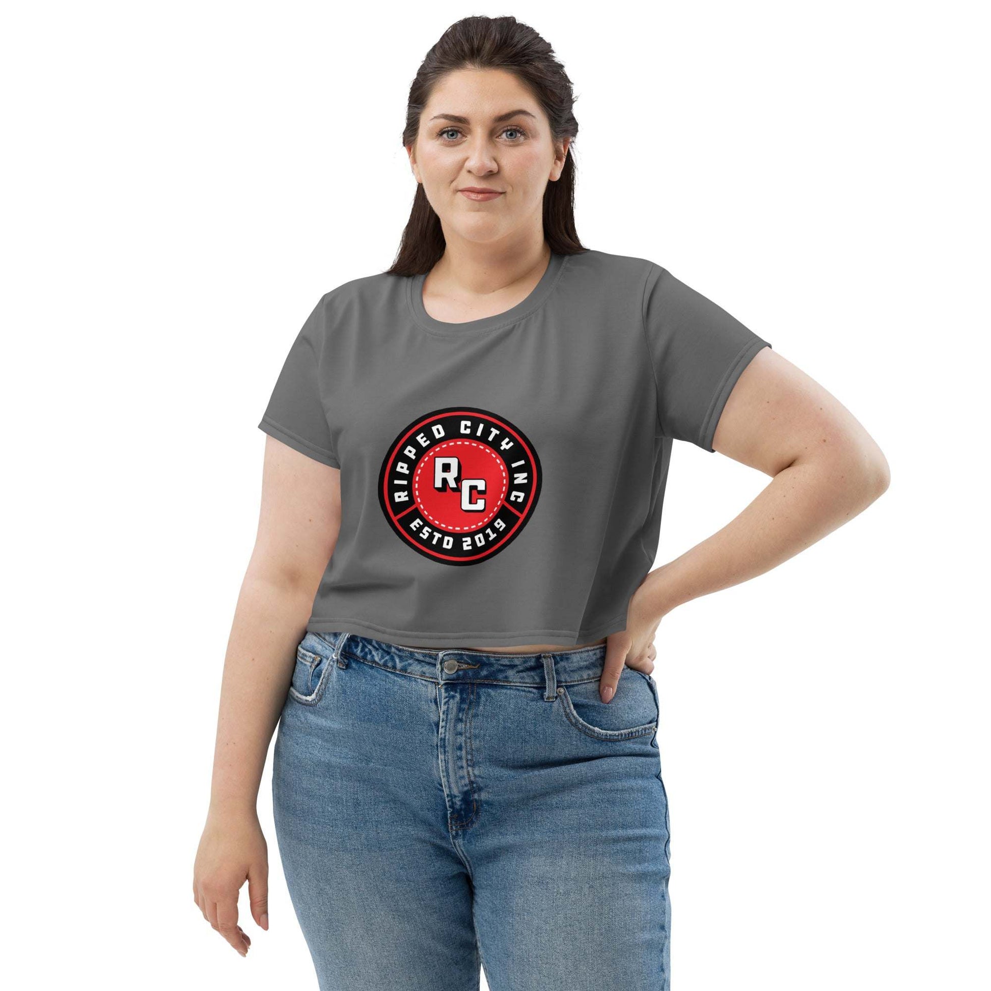All - Over Print Crop Tee - RipCityInc