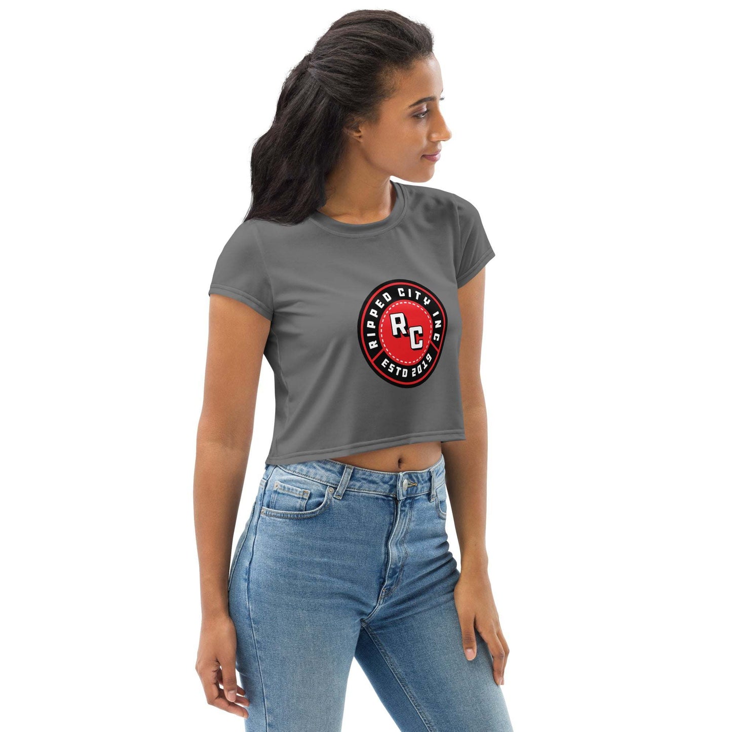 Ripped City Inc women t-shirt in signature design - premium gym apparel - Ripped City Inc premium gym apparel