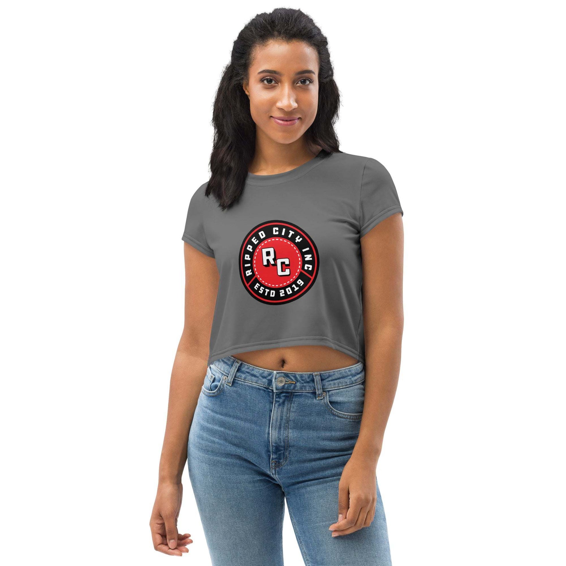 All - Over Print Crop Tee - RipCityInc