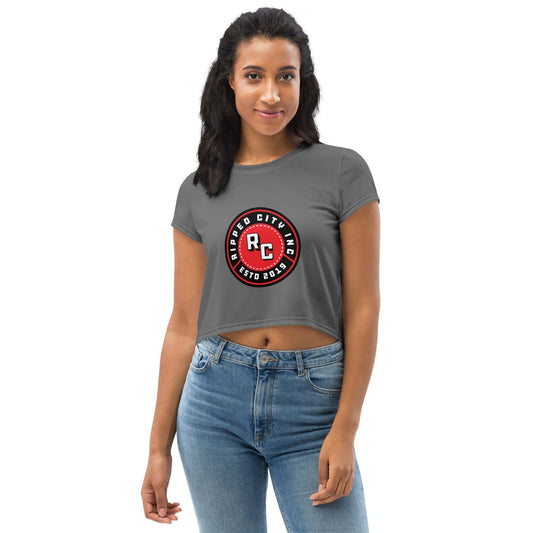Ripped City Inc women t-shirt in signature design - premium gym apparel - Ripped City Inc premium gym apparel