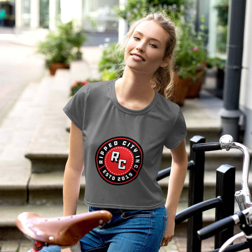 All - Over Print Crop Tee - RipCityInc