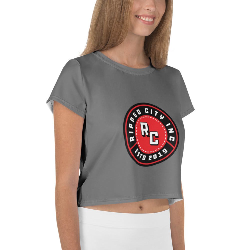 All - Over Print Crop Tee - RipCityInc