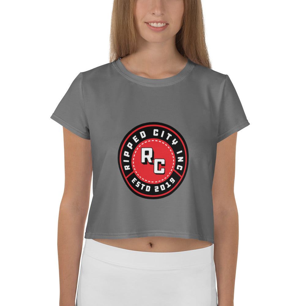 Ripped City Inc women t-shirt in signature design - premium gym apparel - Ripped City Inc premium gym apparel