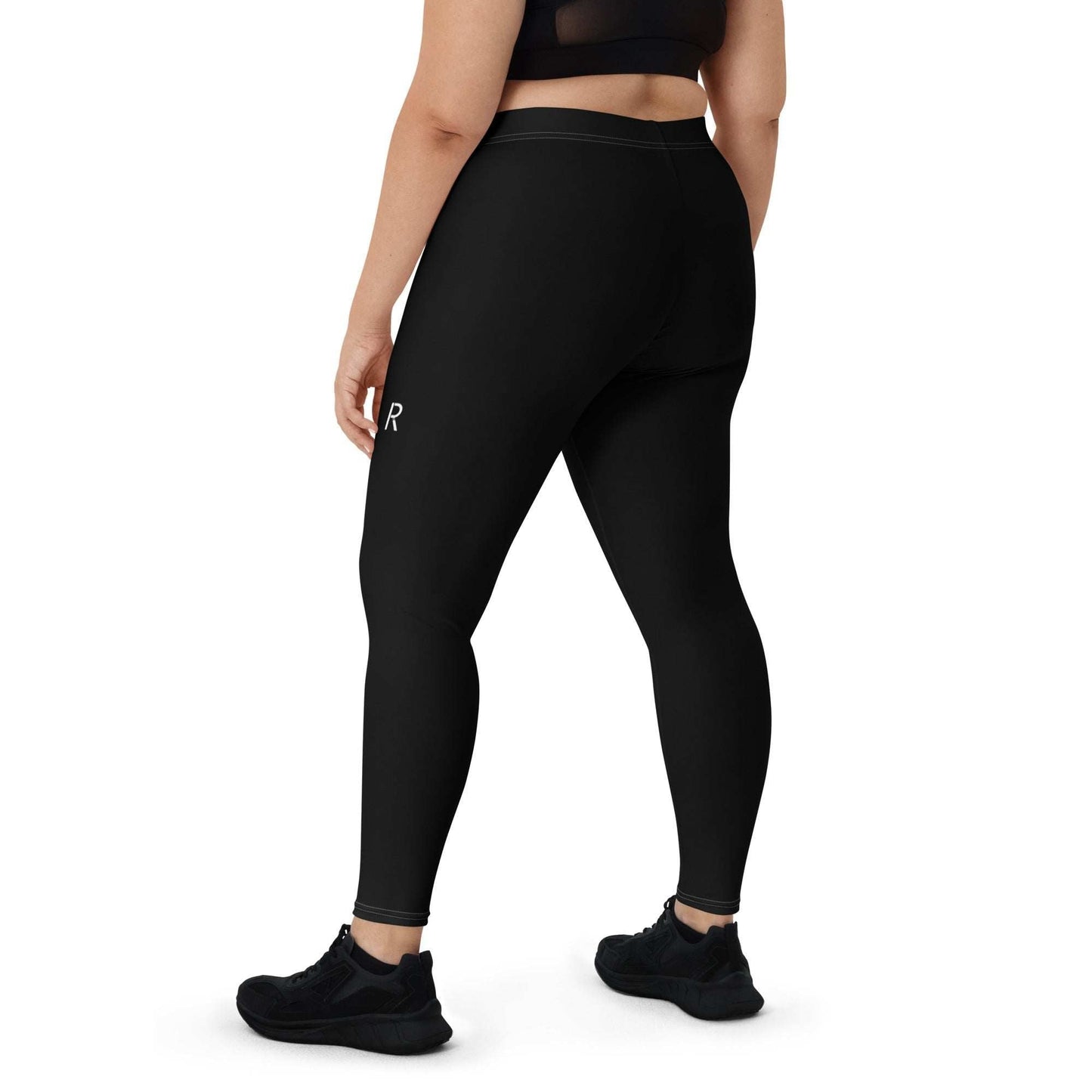 Ripped City Inc women leggings in black, white - premium gym apparel - Ripped City Inc premium gym apparel