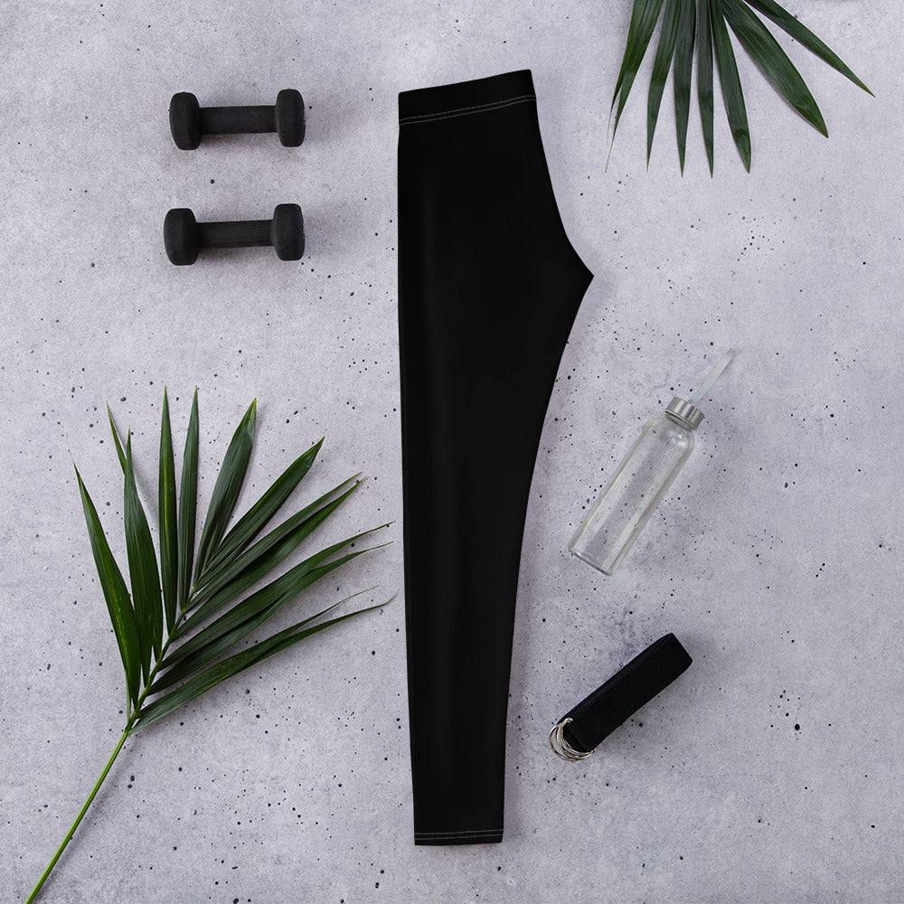 Ripped City Inc women leggings in black, white - premium gym apparel - Ripped City Inc premium gym apparel