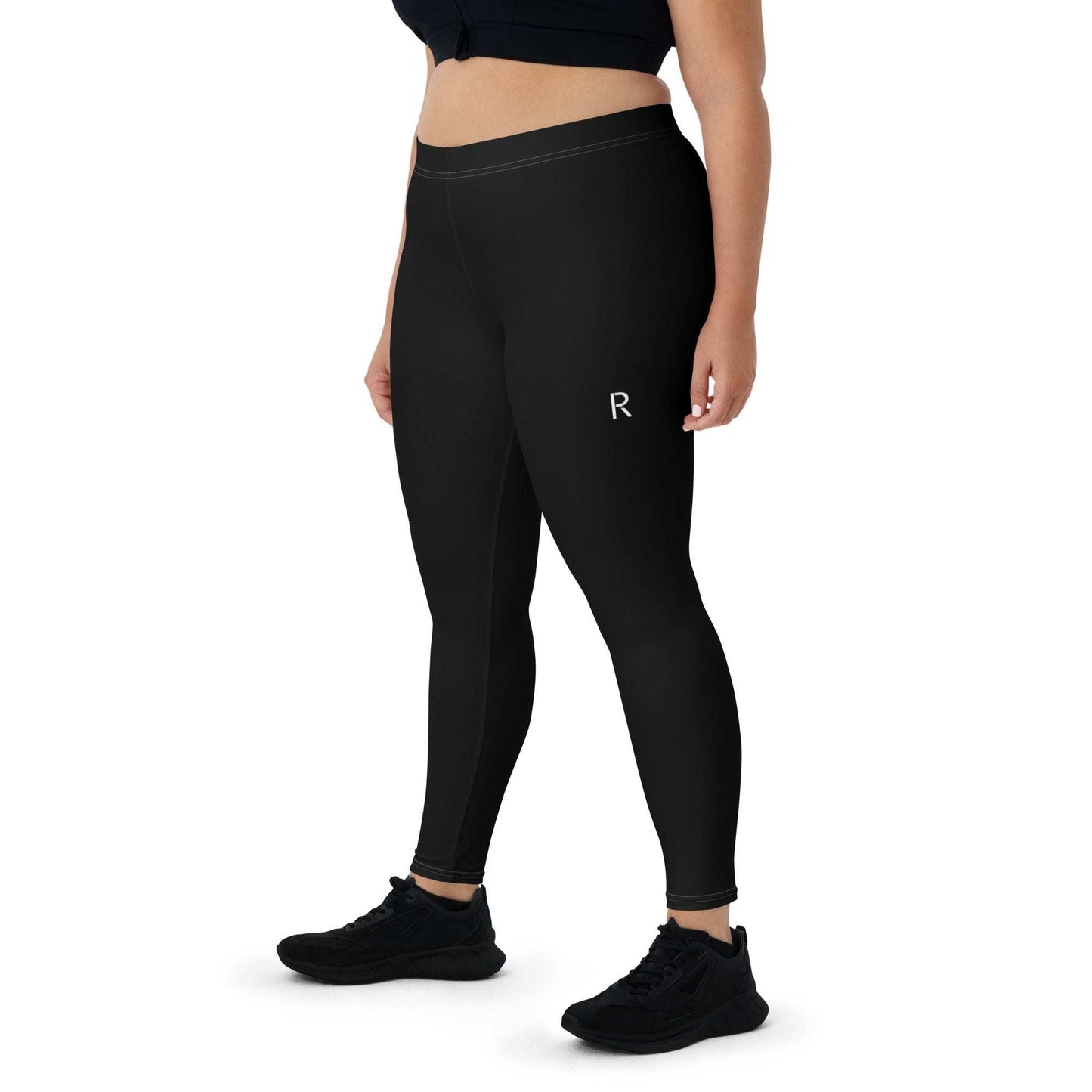 Ripped City Inc women leggings in black, white - premium gym apparel - Ripped City Inc premium gym apparel