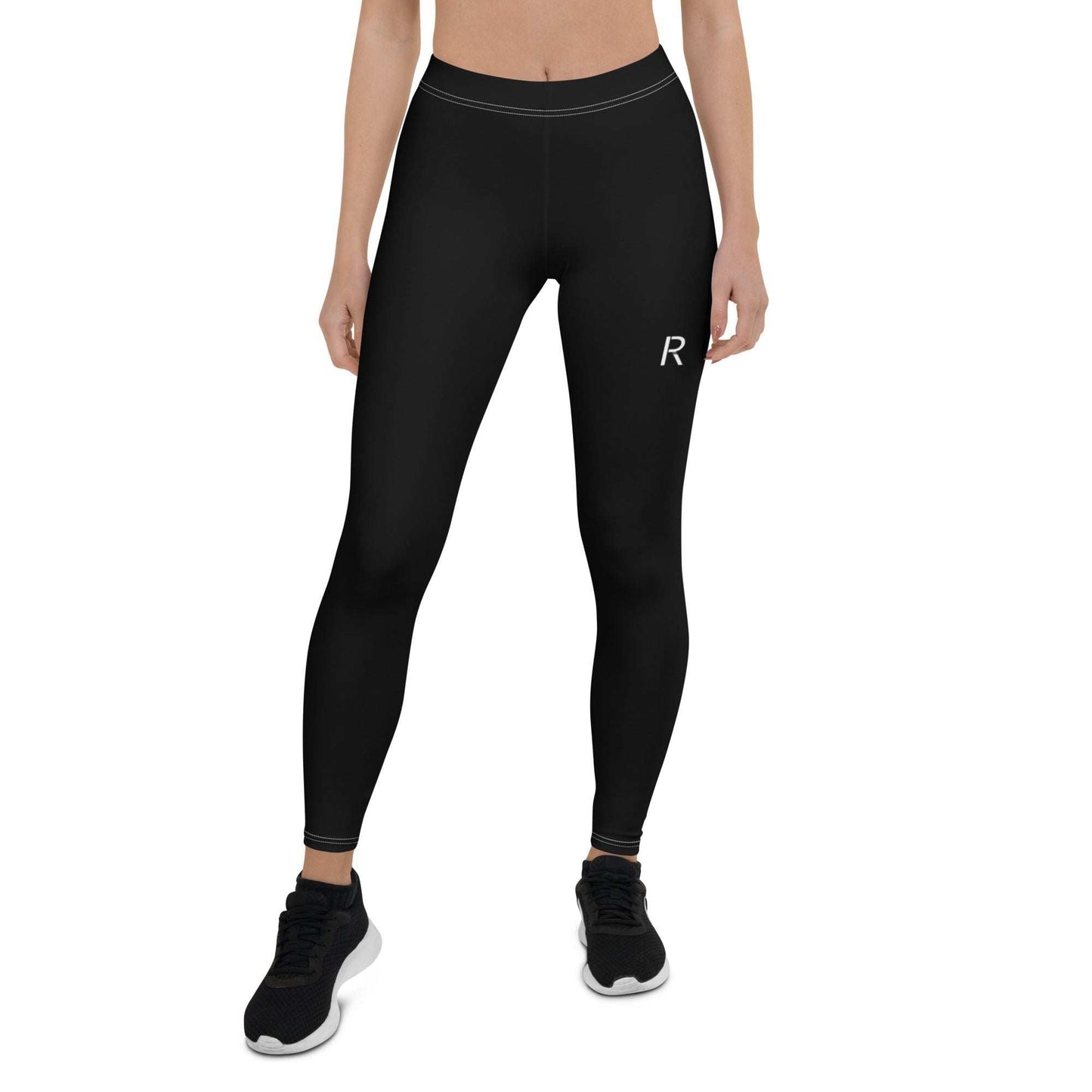 Ripped City Inc women leggings in black, white - premium gym apparel - Ripped City Inc premium gym apparel