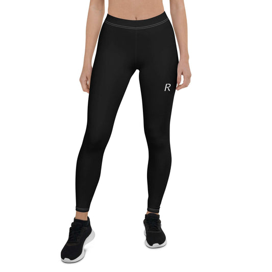 Ripped City Inc women leggings in black, white - premium gym apparel - Ripped City Inc premium gym apparel