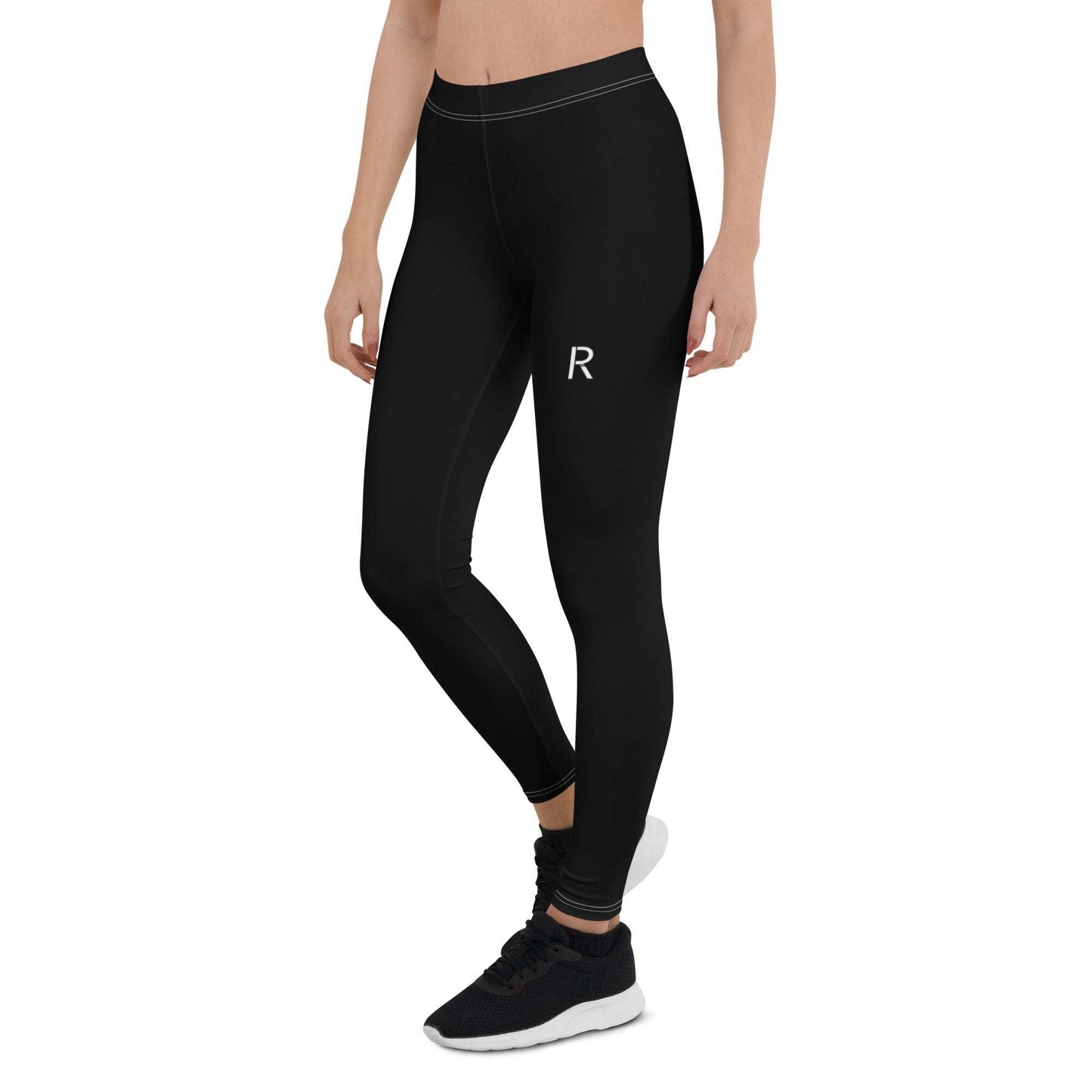Ripped City Inc women leggings in black, white - premium gym apparel - Ripped City Inc premium gym apparel