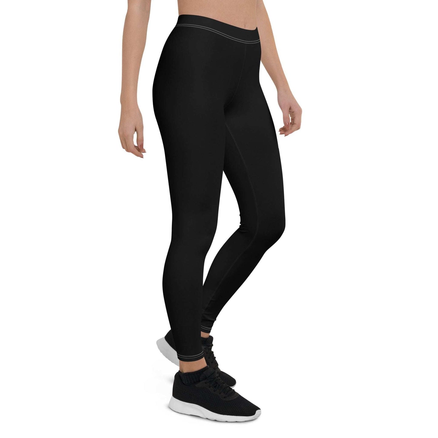 Ripped City Inc women leggings in black, white - premium gym apparel - Ripped City Inc premium gym apparel