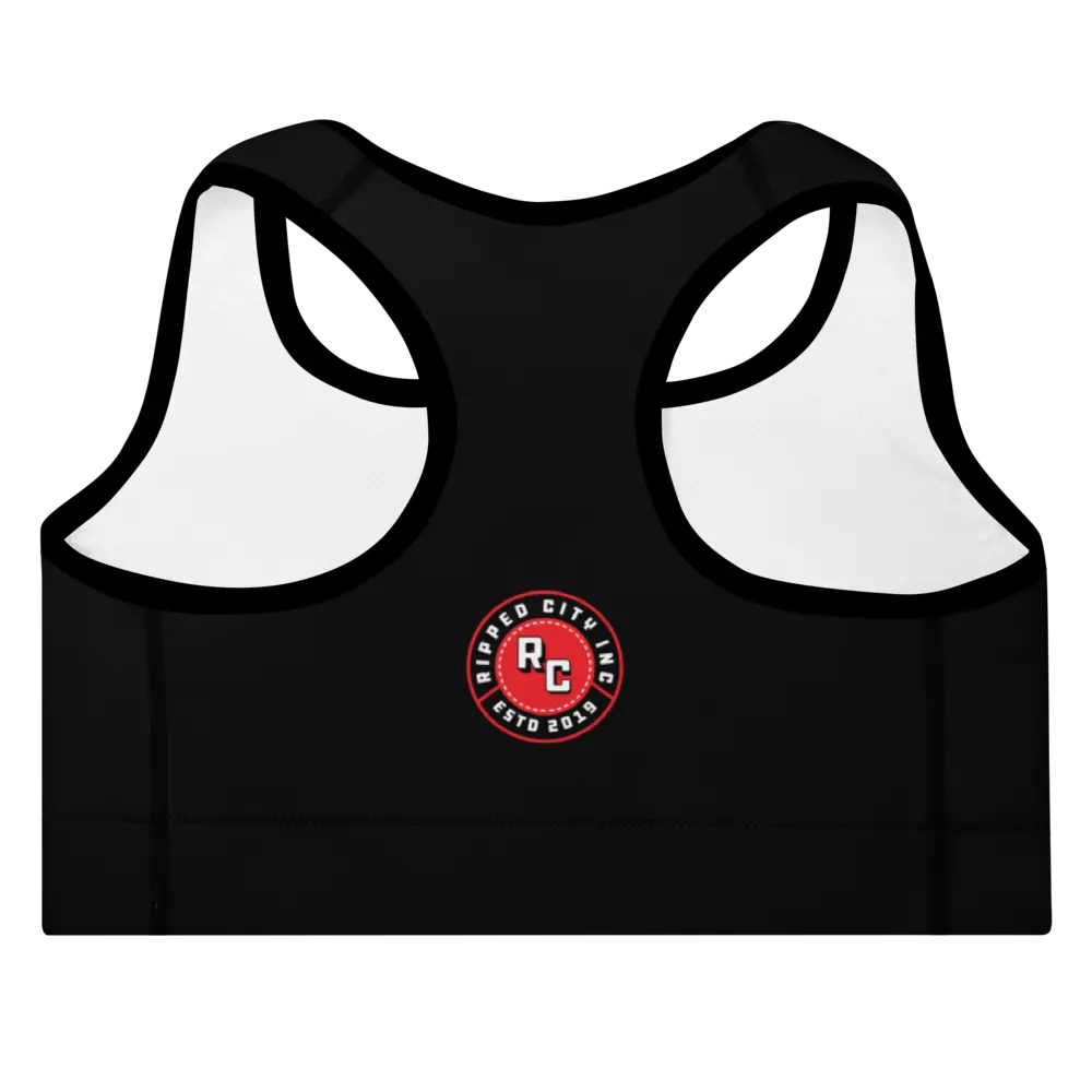 Womens Padded Sports Bra RipCityInc