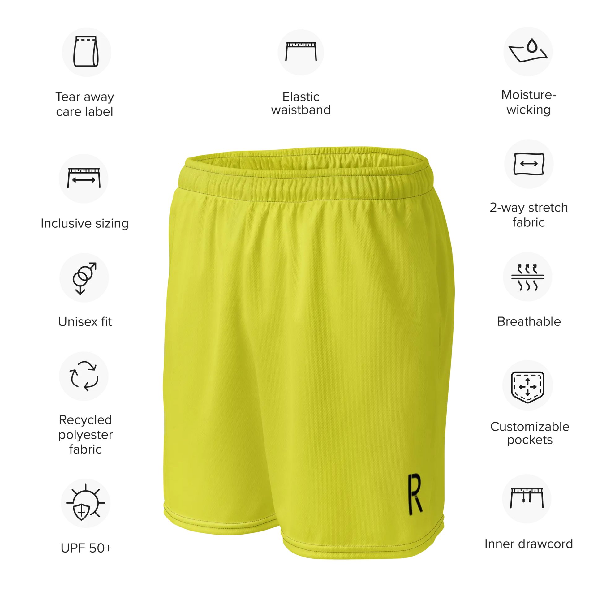 Unisex mesh shorts RipCityInc