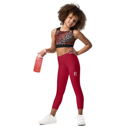 Ripped City Inc youth girls leggings in signature design - premium gym apparel
