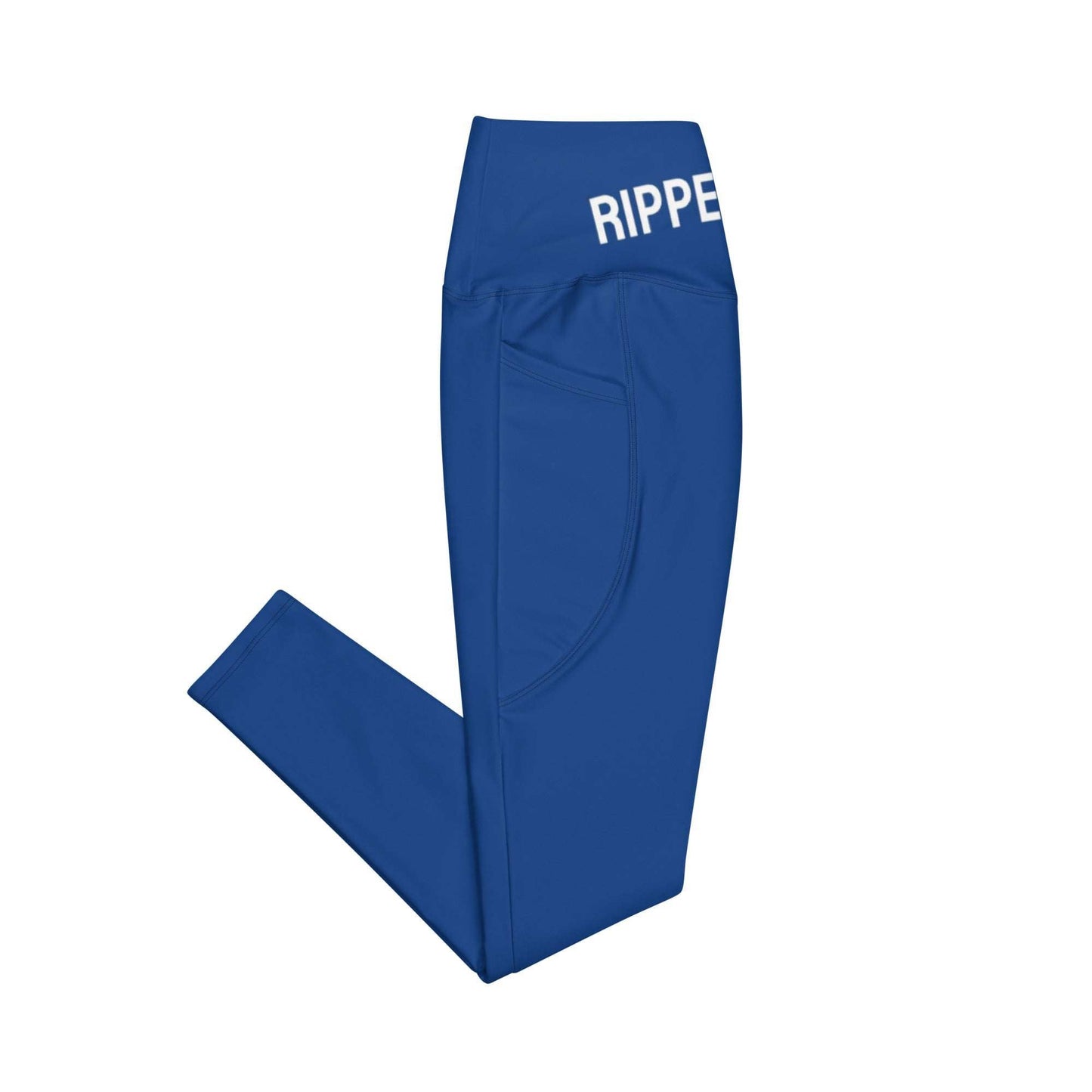 Ripped City Inc women leggings in blue - premium gym apparel - Ripped City Inc premium gym apparel