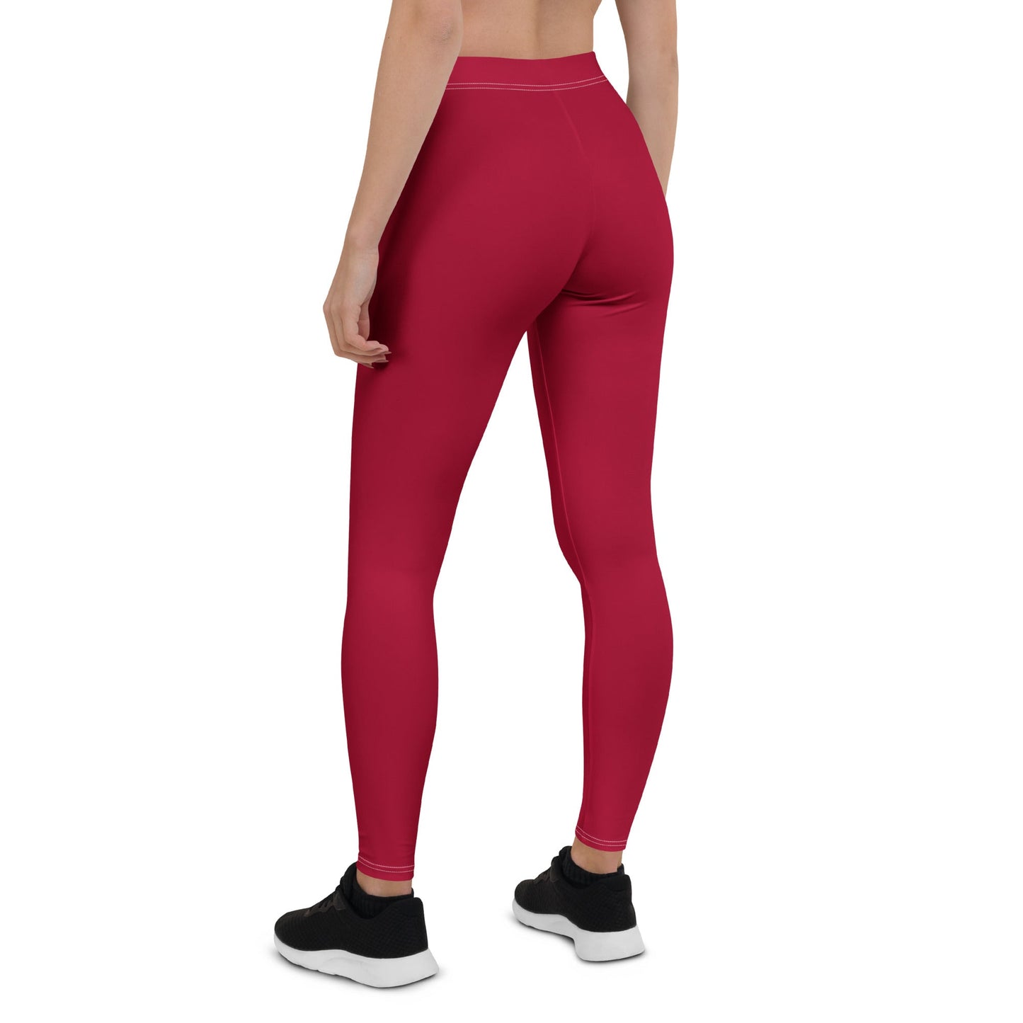 Ripped City Inc women leggings in red - premium gym apparel - Ripped City Inc premium gym apparel