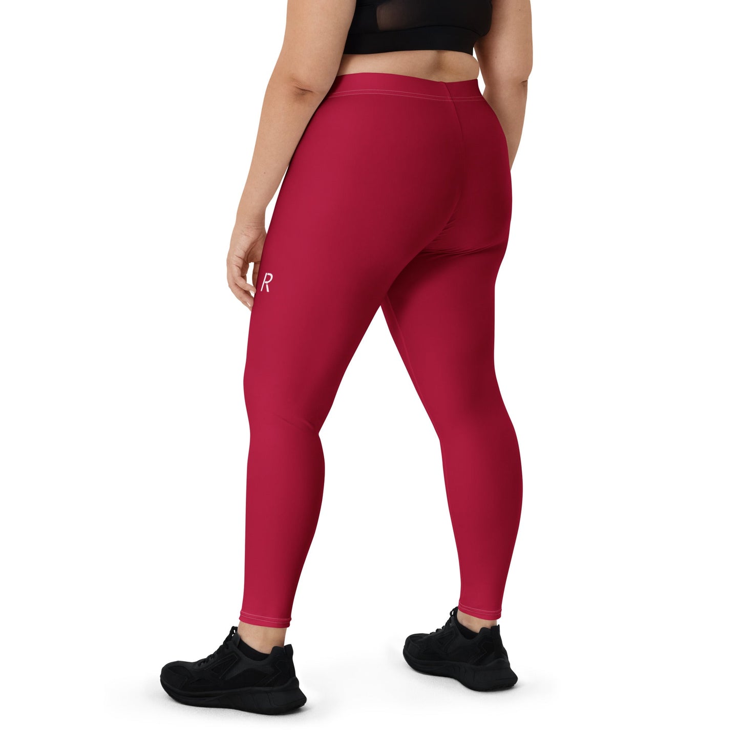 Ripped City Inc women leggings in red - premium gym apparel - Ripped City Inc premium gym apparel