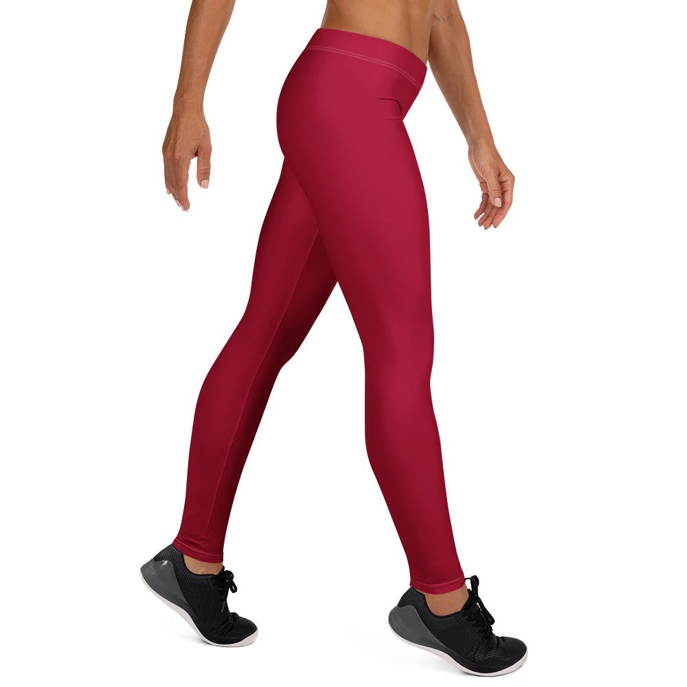 Ripped City Inc women leggings in red - premium gym apparel - Ripped City Inc premium gym apparel