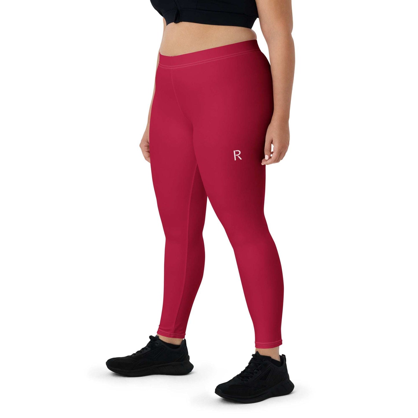 Ripped City Inc women leggings in red - premium gym apparel - Ripped City Inc premium gym apparel