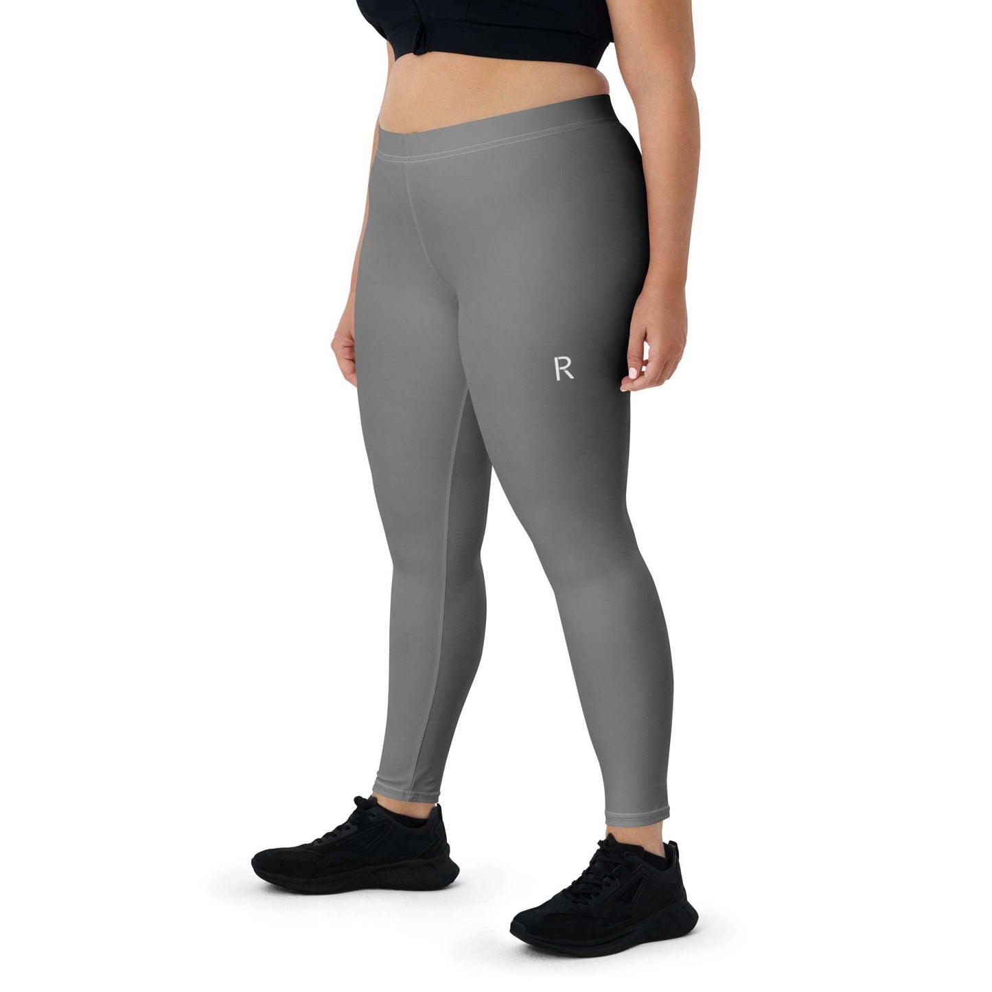 Ripped City Inc women leggings in gray - premium gym apparel - Ripped City Inc premium gym apparel