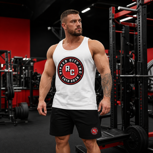 Men's Elite Tank Top - Premium Gym Sleeveless Shirt | Ripped City Inc - Ripped City Inc premium gym apparel