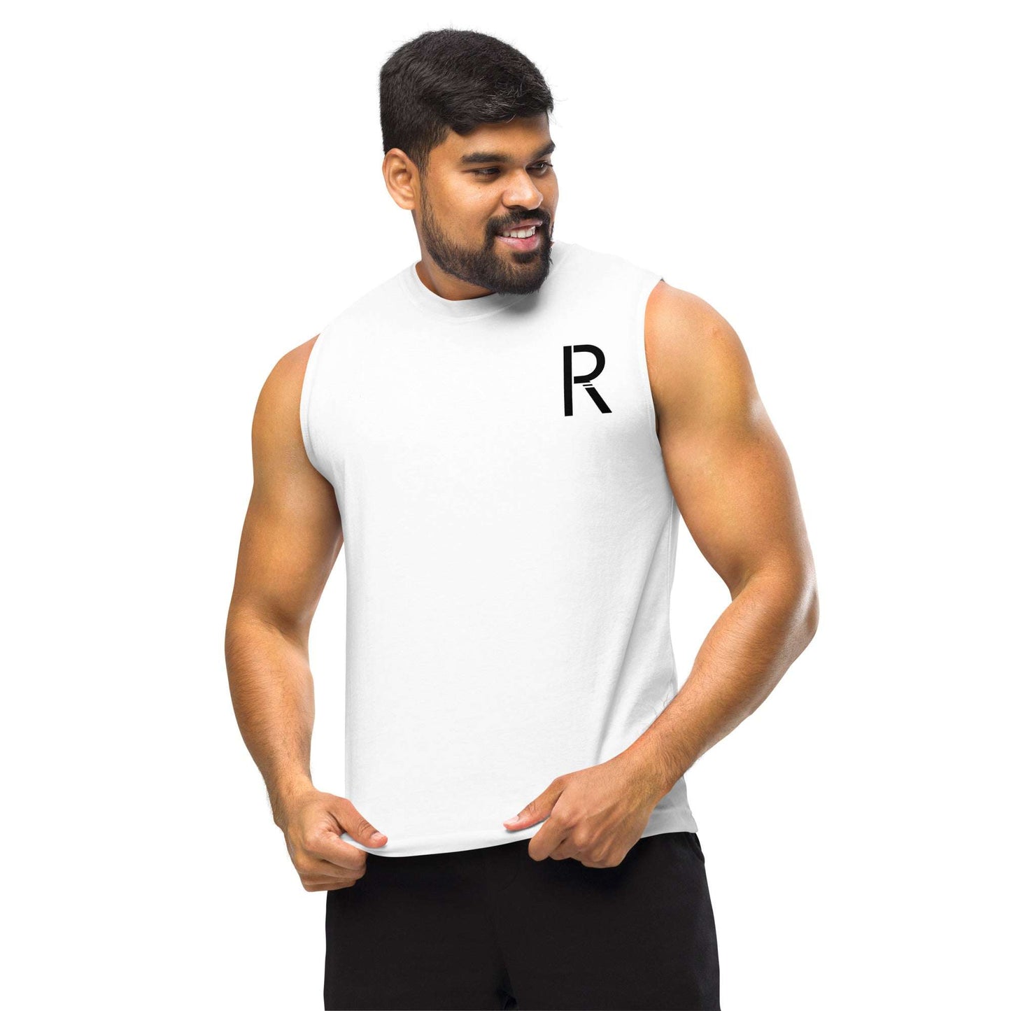 Ripped City Inc men tank top in signature design - premium gym apparel - Ripped City Inc premium gym apparel