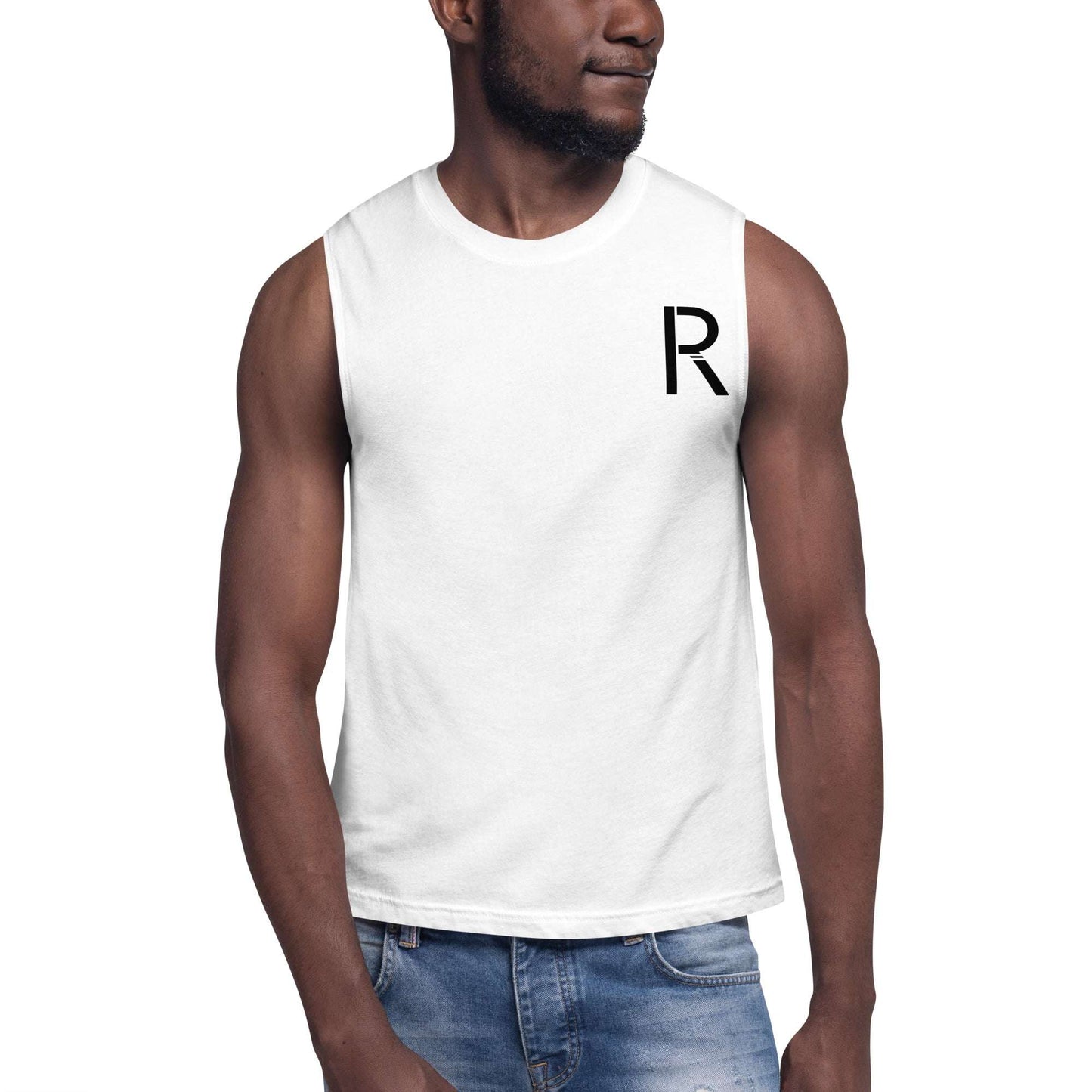Ripped City Inc men tank top in signature design - premium gym apparel - Ripped City Inc premium gym apparel