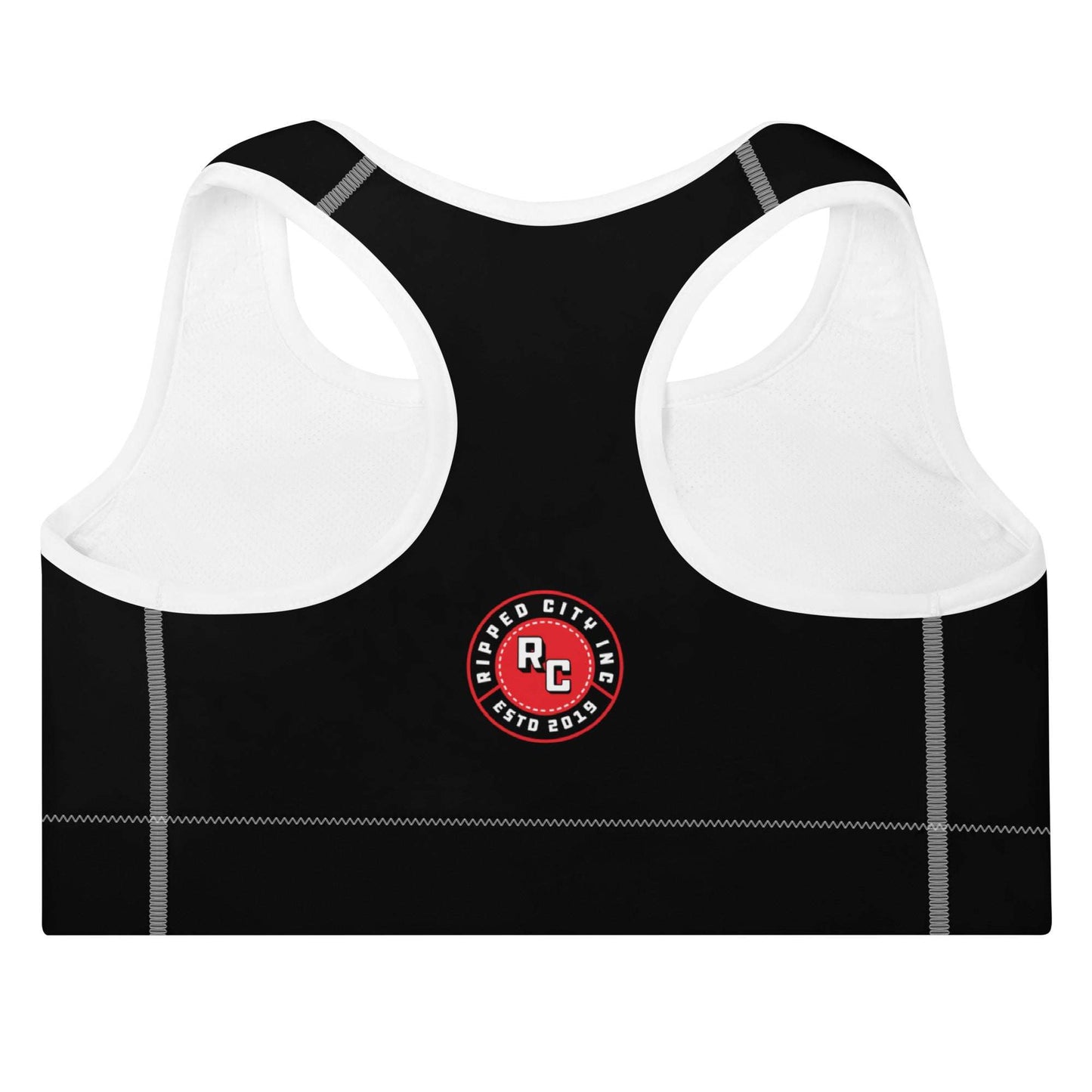 Ripped City Inc women sports bra in black - premium gym apparel - Ripped City Inc premium gym apparel