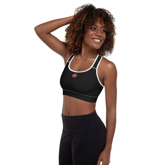 Ripped City Inc women sports bra in black - premium gym apparel - Ripped City Inc premium gym apparel