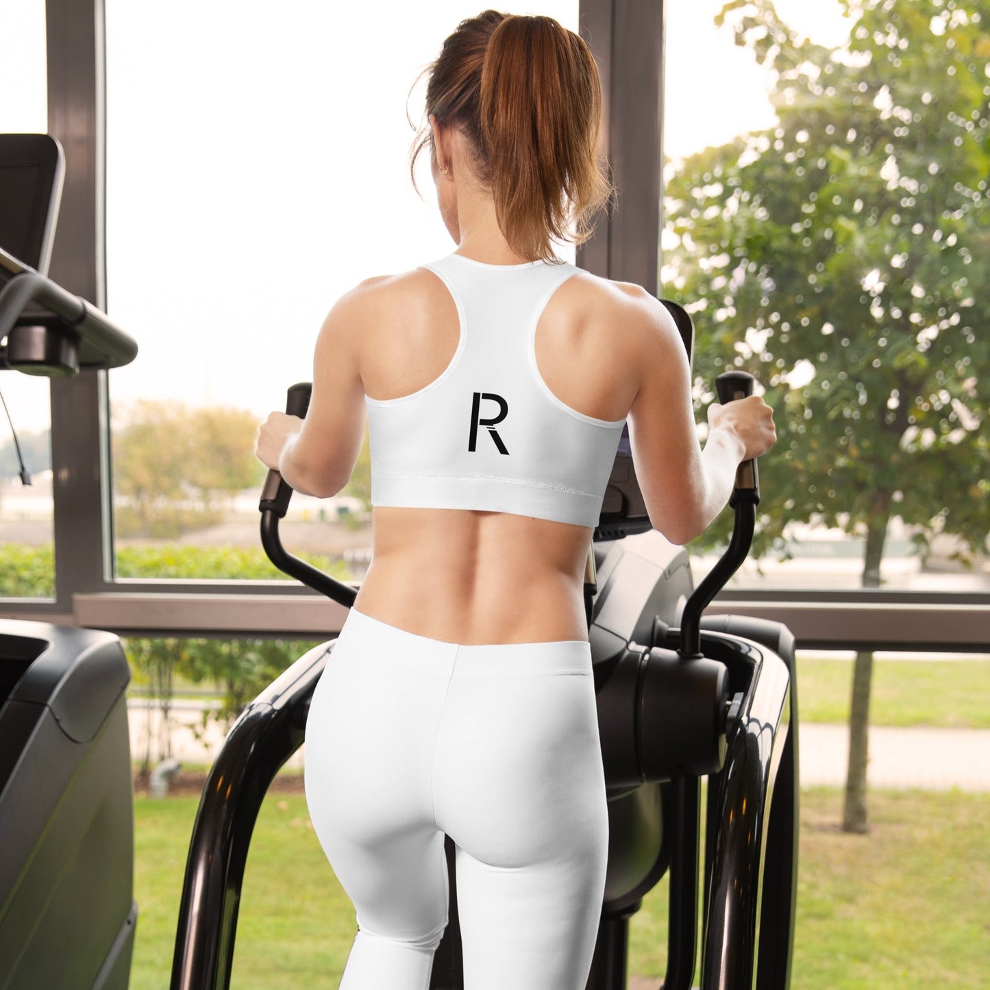 Ripped City Inc women sports bra in white - premium gym apparel - Ripped City Inc premium gym apparel