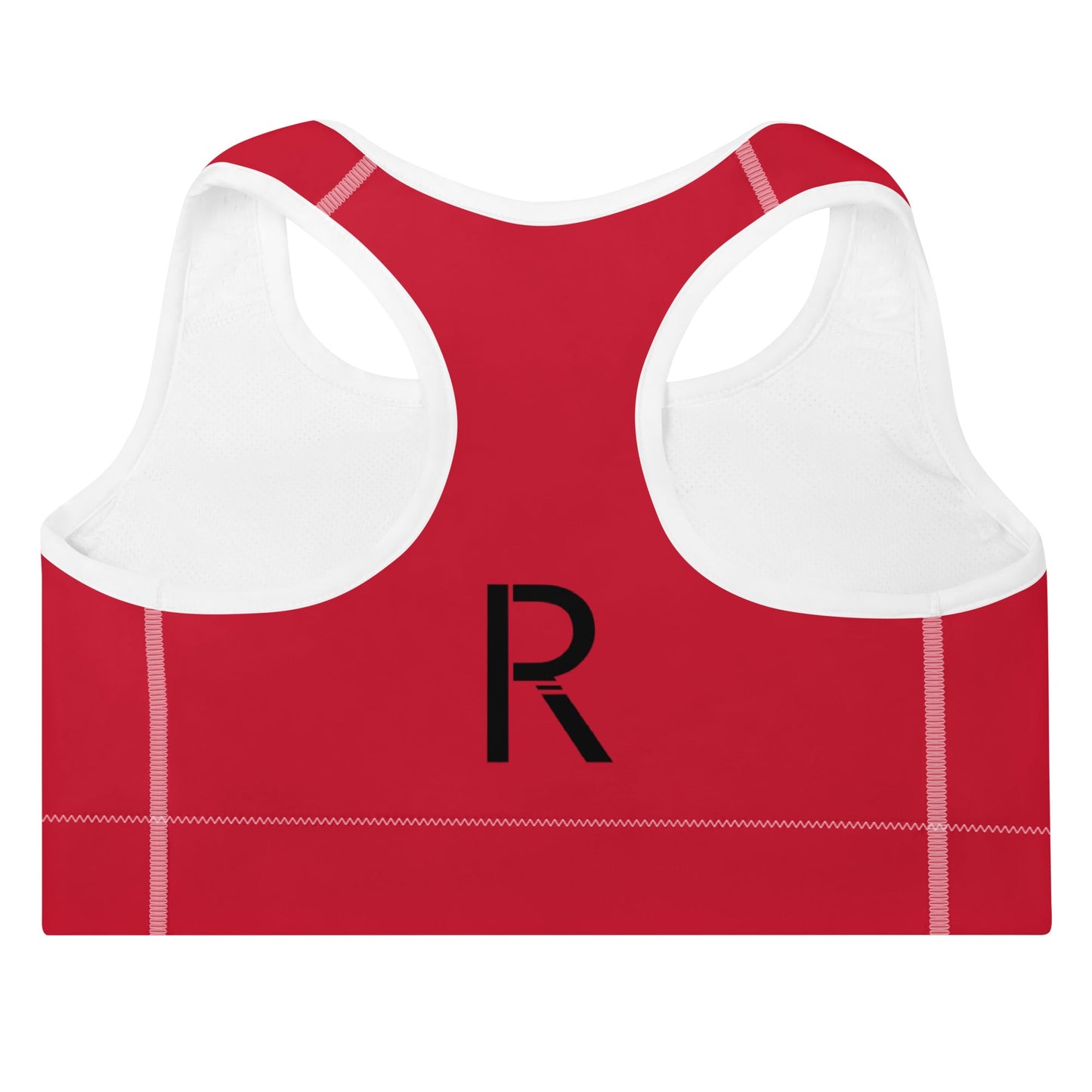 Ripped City Inc women sports bra in red - premium gym apparel - Ripped City Inc premium gym apparel