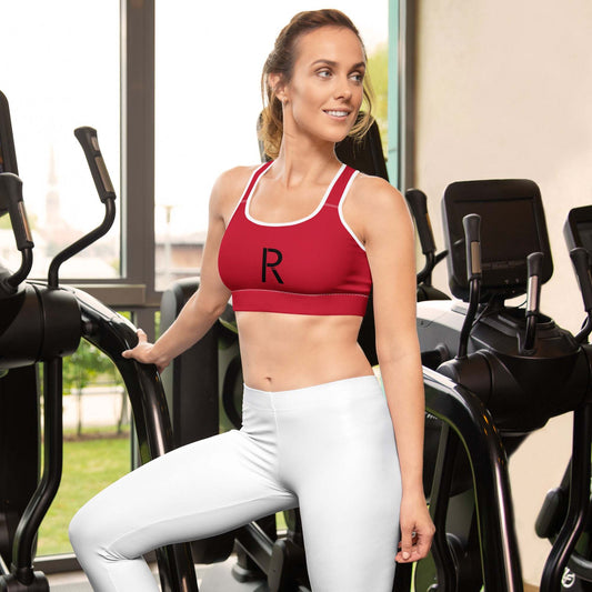 Ripped City Inc women sports bra in red - premium gym apparel - Ripped City Inc premium gym apparel