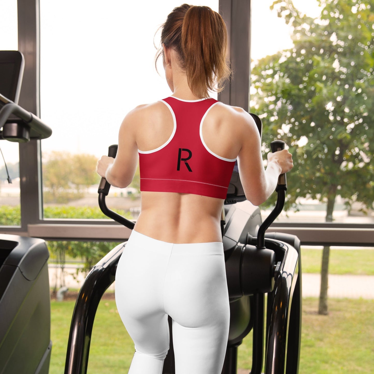 Ripped City Inc women sports bra in red - premium gym apparel - Ripped City Inc premium gym apparel