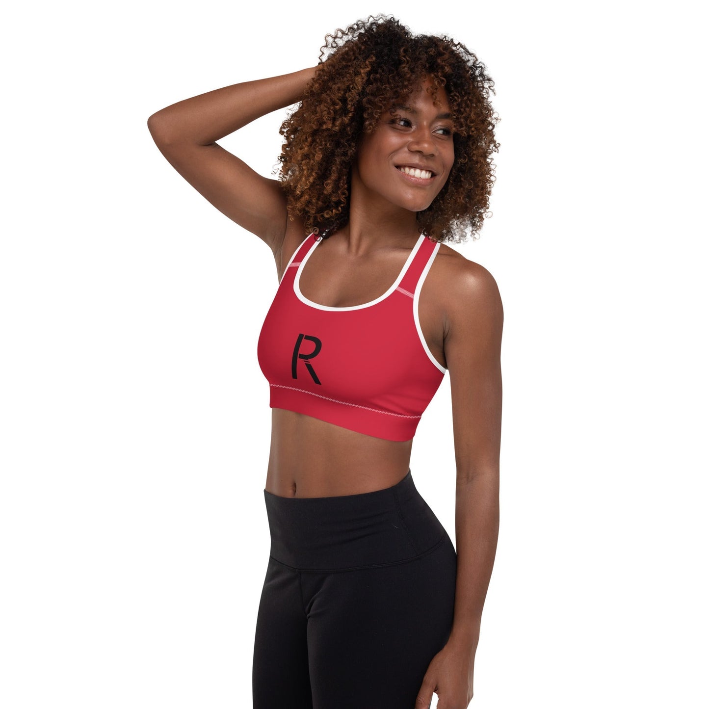 Ripped City Inc women sports bra in red - premium gym apparel - Ripped City Inc premium gym apparel