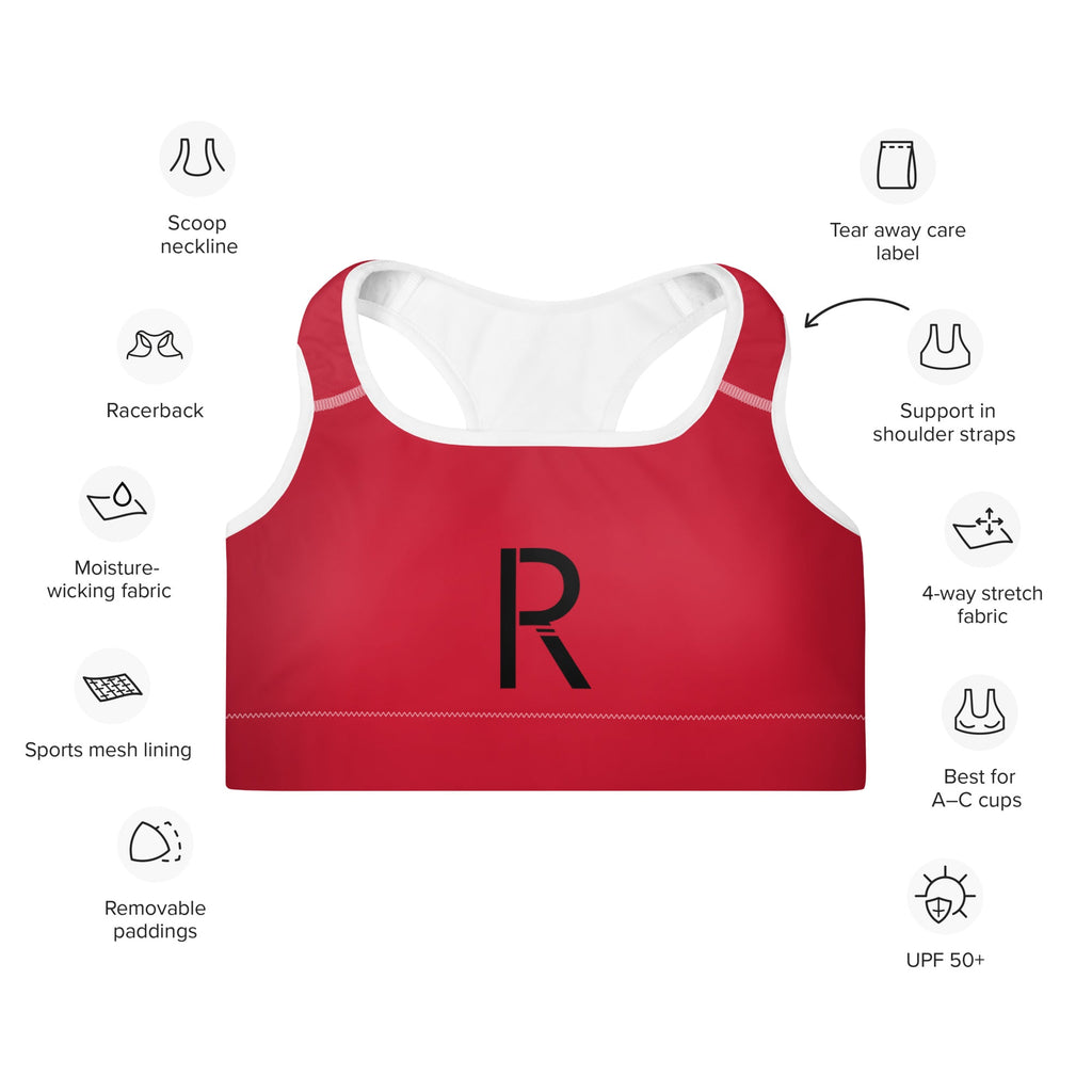 Padded Sports Bra - RipCityInc