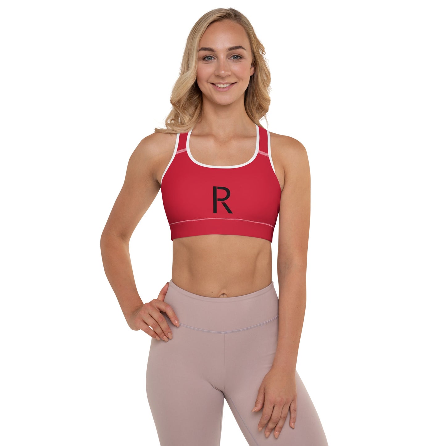 Ripped City Inc women sports bra in red - premium gym apparel - Ripped City Inc premium gym apparel