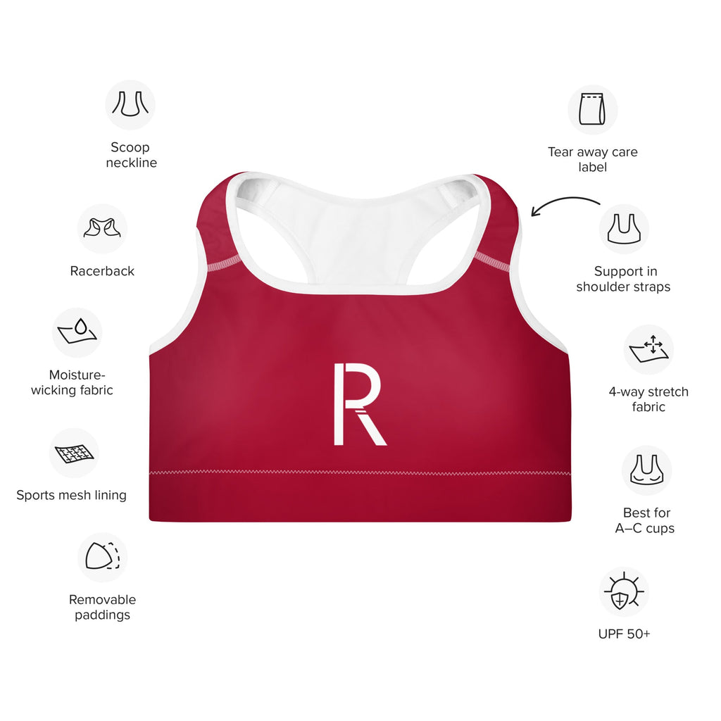 Padded Sports Bra - RipCityInc