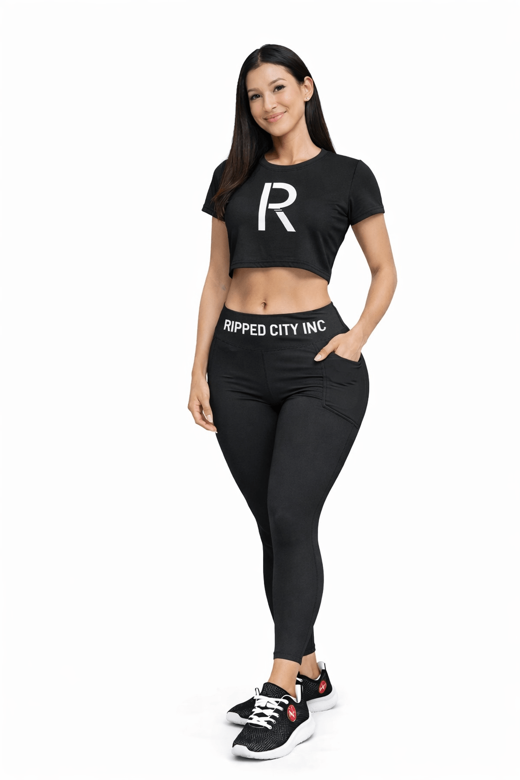 Women's Strength Training T-Shirt - Elite Athletic Logo Tee | Ripped City Inc