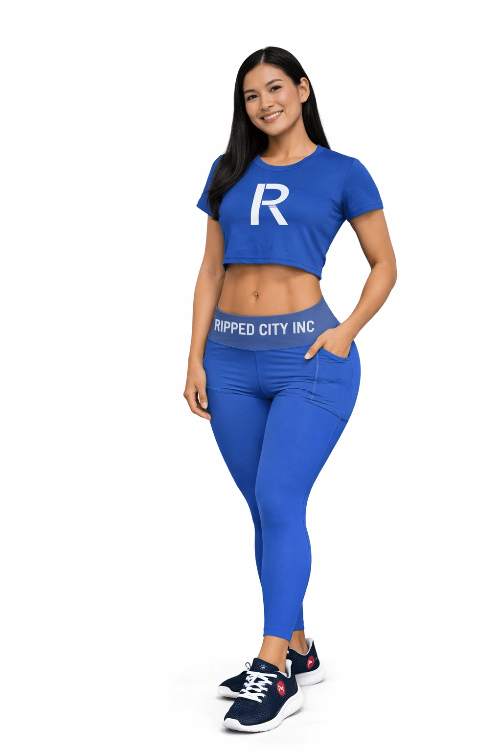 Ripped City Inc women t-shirt in signature design - premium gym apparel - Ripped City Inc premium gym apparel
